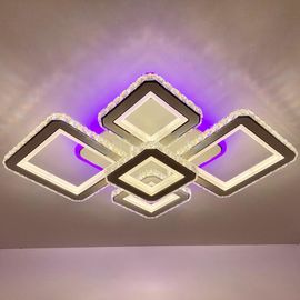 Светильник светодиодный 60243/5 RGB WH+CR LED 192+36W, фото 