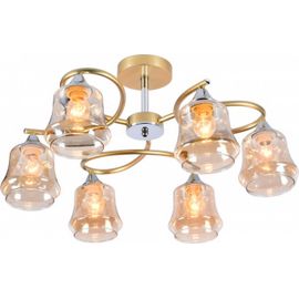 Люстра 10490/6 GOLD+CR E27*60W, фото 