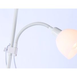 Светильник напольный с выключателем на проводе Ambrella TR97622 WH E27+E14, фото 