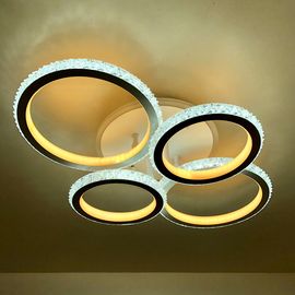 Люстра светодиодная MX77072/2+2 WH RGB 92W+9W, фото 