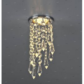 Встр. свет-к 205A-C MR16 хром/прозрачный хрусталь (CH/Clear) Strotskis, фото 