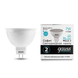 Лампа Gauss led MR16 7W GU5,3 4100K LD13527, фото 