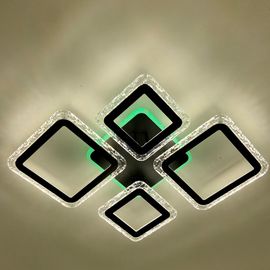 Люстра светодиодная ESTARES OVAL DOUBLE ICE RGB BK 75W, фото 
