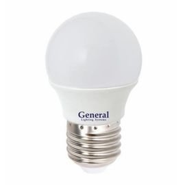 Лампа General GLDEN-G45F-8-230-E27-4500 шар, фото 