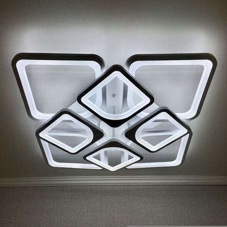 Светодиодная люстра 60062/4+4 WH 224W, фото , изображение 2
