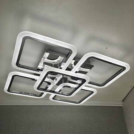 Светодиодная люстра 60152/4+1 CR 140W, фото , изображение 5