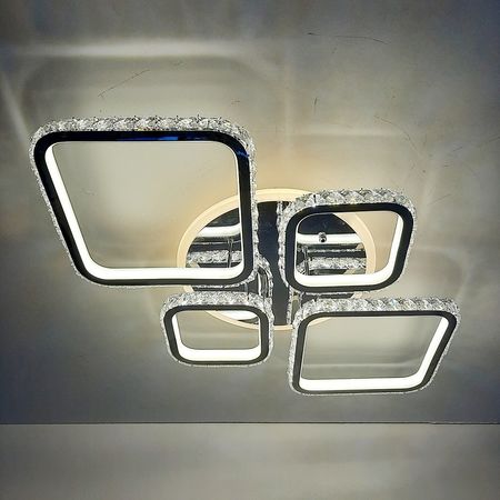 Светильник светодиодный PL 8010/2+2 CHR 248W BL+YL, фото 