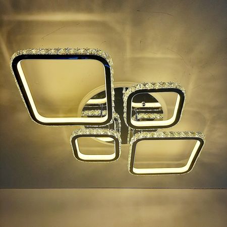 Светильник светодиодный PL 8010/2+2 CHR 248W BL+YL, фото , изображение 4