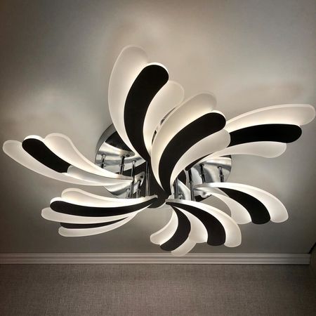 Светодиодная люстра 3019/6+3 CR, фото , изображение 5