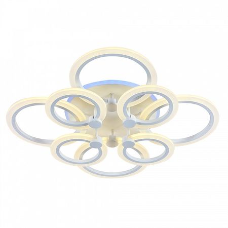 Светодиодная люстра 1376/8 WHT A 144W+11W RGB, фото 
