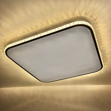 Управляемый светодиодный светильник Ambrella FF76 WH/CF белый/кофе 72W+30W D490*490*60 (ПДУ ИК), фото , изображение 3