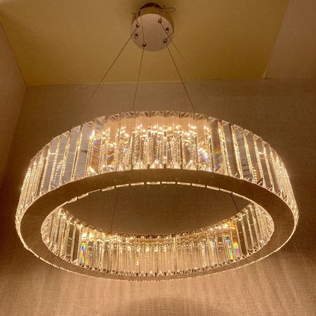 Светодиодная люстра 18644/D600 CR, фото , изображение 4