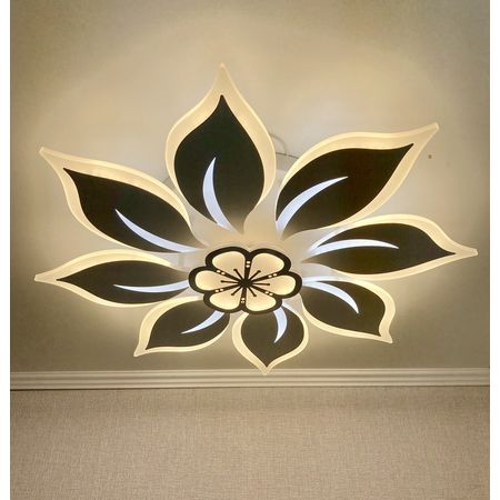 Светодиодная люстра LI8847/8+1 WT 180W LED 4000-6500K, фото , изображение 4
