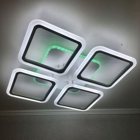 Светодиодная люстра LI8822/4A WH RGB 112W+8W(RGB), фото , изображение 4