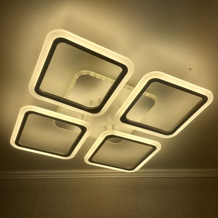Светодиодная люстра LI8822/4A WH RGB 112W+8W(RGB), фото , изображение 2