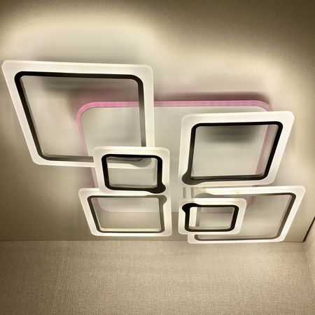 Светодиодная люстра LI8850/6 WH 168W+14W(RGB), фото 