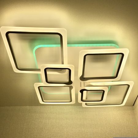 Светодиодная люстра LI8850/6 WH 168W+14W(RGB), фото , изображение 5