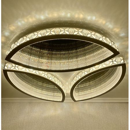 Светодиодная люстра FA9443 WH/CH 218W, фото 