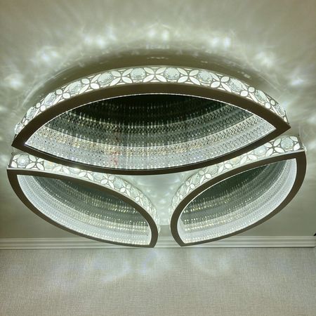 Светодиодная люстра FA9443 WH/CH 218W, фото , изображение 3
