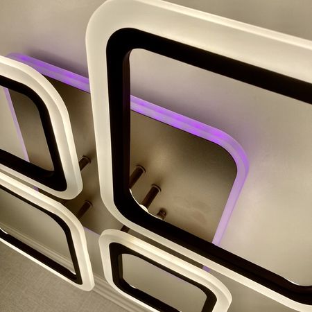 Светодиодная люстра LI8822/2+2 COF 88W+12W RGB, фото , изображение 4