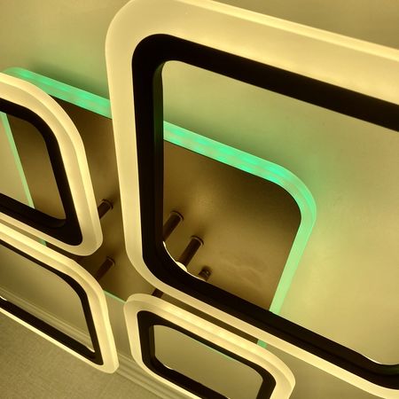 Светодиодная люстра LI8822/2+2 COF 88W+12W RGB, фото , изображение 2