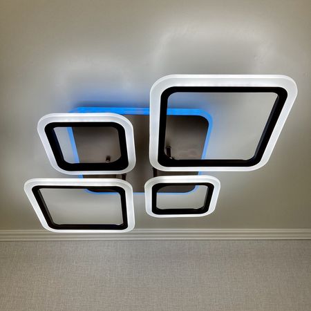 Светодиодная люстра LI8822/2+2 COF 88W+12W RGB, фото , изображение 3