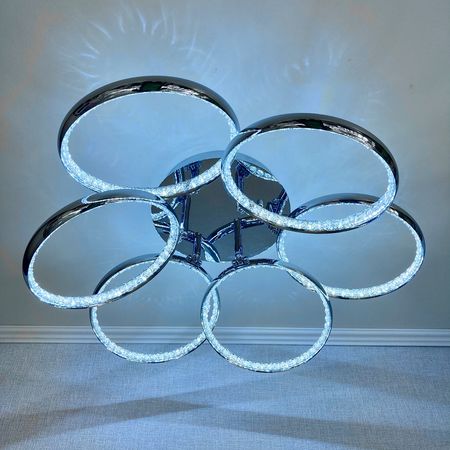 Светодиодная люстра MD60006/6 CH LED 2x96W, фото , изображение 5