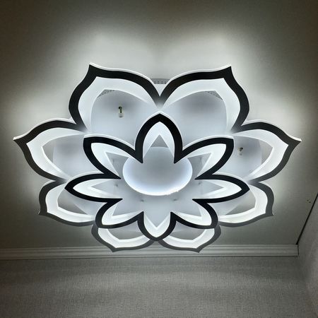 Светодиодная люстра 2415MX-8+8 DIM WH, фото , изображение 3