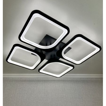 Светильник светодиодный 60062/4 BK LED 136W/3000-6000K DIMMER, фото , изображение 7