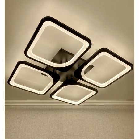 Светильник светодиодный 60062/4 BK LED 136W/3000-6000K DIMMER, фото 