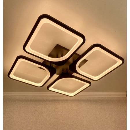 Светильник светодиодный 60062/4 BK LED 136W/3000-6000K DIMMER, фото , изображение 4