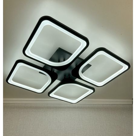 Светильник светодиодный 60062/4 BK LED 136W/3000-6000K DIMMER, фото , изображение 5