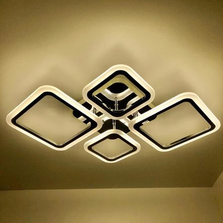 Светодиодная люстра 60152/2+2 CR RGB 100W, фото , изображение 5