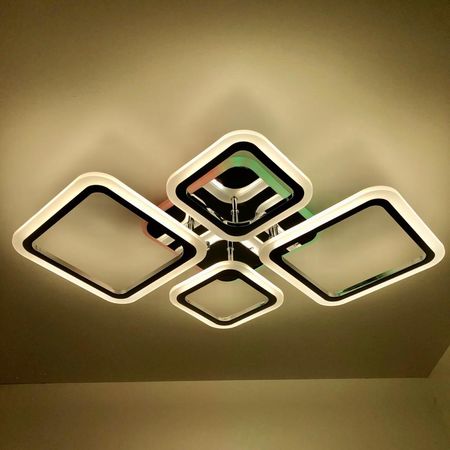 Светодиодная люстра 60152/2+2 CR RGB 100W, фото , изображение 9