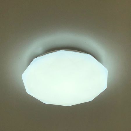 Светильник светодиодный "Glamour RGB" 96 W 3000-6500К, диммер, пульт, кант прозрачный, фото , изображение 7