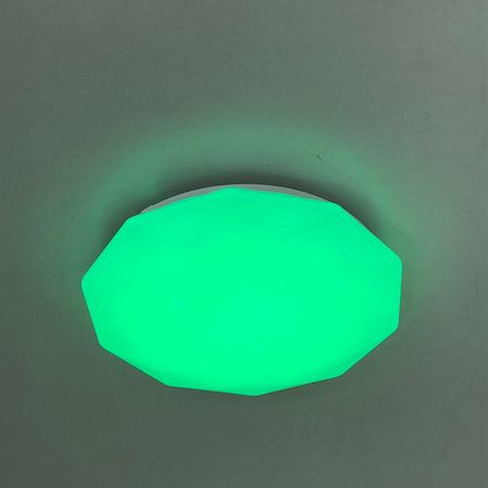 Светильник светодиодный "Glamour RGB" 96 W 3000-6500К, диммер, пульт, кант прозрачный, фото , изображение 2