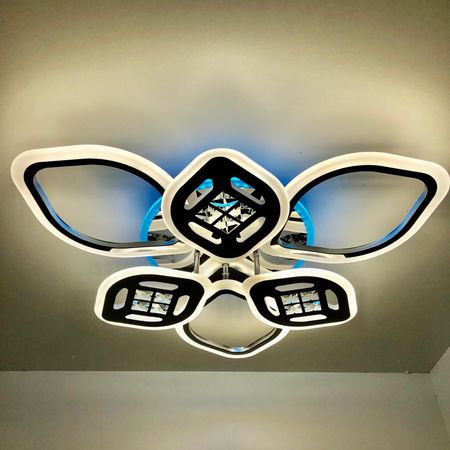 Светодиодная люстра А2077/3+3 CR, фото 