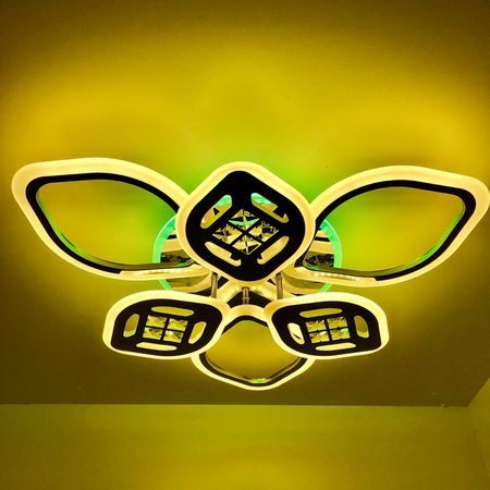 Светодиодная люстра А2077/3+3 CR, фото , изображение 5