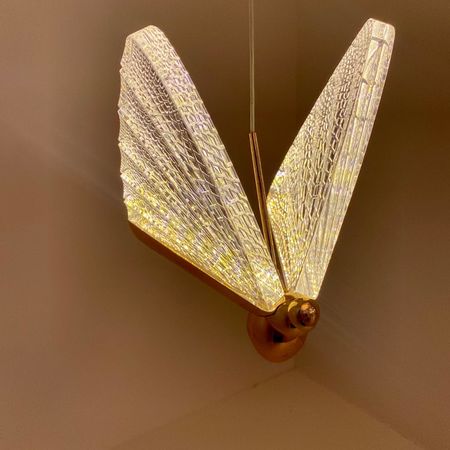 Бабочка люстра подвесная LED, фото , изображение 6