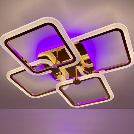 Светильник светодиодный ESTARES LIKE RGB 100W GD, фото , изображение 3