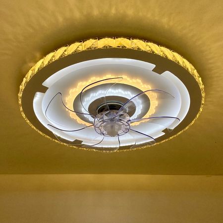 Люстра-вентилятор светодиодная SC3344/140W, фото , изображение 2