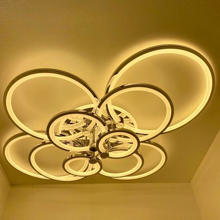 Светодиодная люстра 3010/10 CR/RGB, фото , изображение 4