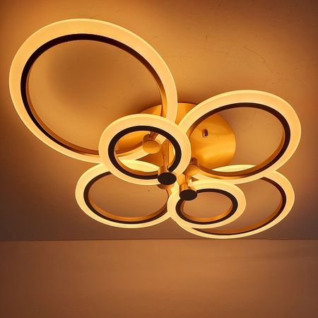 Светодиодная люстра 58018/6 Gold, фото , изображение 3