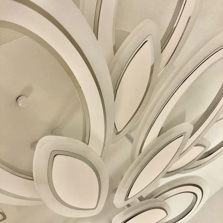 Люстра светодиодная 55533/5+5 WT+CR 2*120W, фото , изображение 5