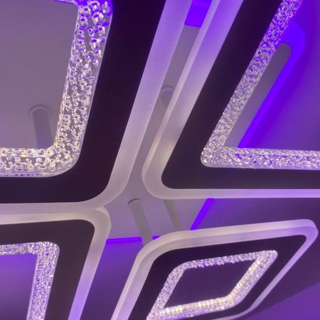 Люстра светодиодная ESTARES OVAL DOUBLE RGB 70W WT, фото , изображение 8