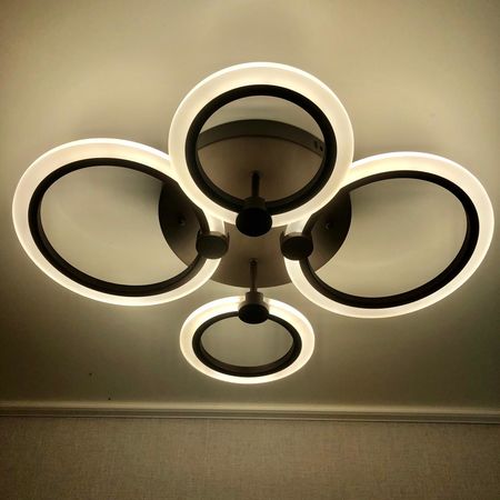 Люстра светодиодная 3009/2+2 COFFE 80W, фото 