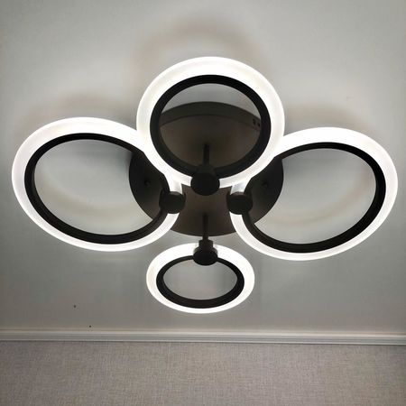 Люстра светодиодная 3009/2+2 COFFE 80W, фото , изображение 6