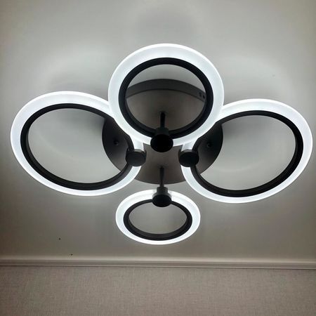 Люстра светодиодная 3009/2+2 COFFE 80W, фото , изображение 4