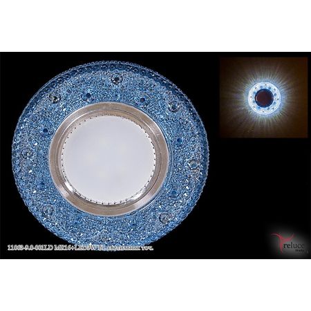 Встр. свет-к 11063-9.0-001LD MR16+LED3W BL, фото 