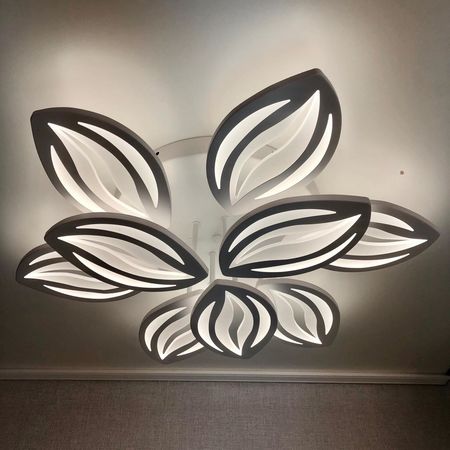 Светодиодная люстра 3006/6+3 WT 180W, фото , изображение 5